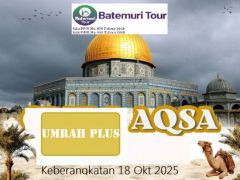 Paket Umrah Sakinah  Plus Aqsa, Btt – Asaloka, Keberangkatan 18 Oktober 2025